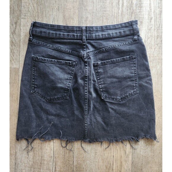 RIVER ISLAND Gray Denim Skirt Size 10 - Picture 2 of 5